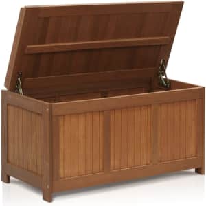 Furinno Tioman Outdoor Patio Hardwood Deck Box for $175