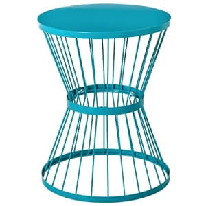 Outsunny 16" Steel Patio End Table, Side Table with Hourglass Design, Accent Table for Outdoor and for $75