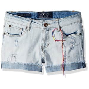 Lucky Brand Big Girls' 5-Pocket Cuffed Stretch Denim Short, Ronnie Bella wash, 8 for $28 Lucky Brand Big Girls' 5-Pocket Cuffed Stretch Denim Short, Ronnie Bella wash, 8 for $28