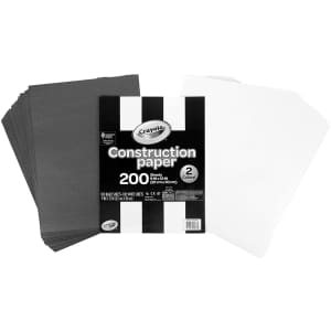 Crayola 200-Sheet Construction Paper Pack for $10 Crayola 200-Sheet Construction Paper Pack for $10