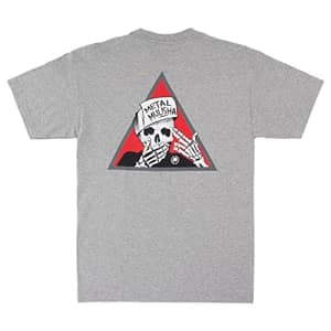 Metal Mulisha Men's Craze T-Shirt, Athletic Heather, Small for $19
