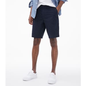 Aeropostale Men's 9.5" Dot Print Classic Chino Shorts for $10 Aeropostale Men's 9.5" Dot Print Classic Chino Shorts for $10