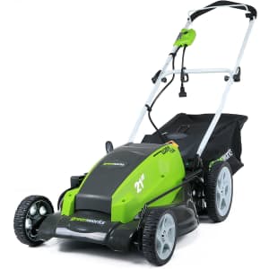 Greenworks 13A 21" 3-in-1 Electric Lawn Mower for $159