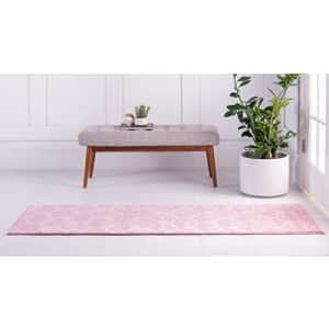 Unique Loom Trellis Frieze Collection Lattice Moroccan Geometric Modern Round Rug, 2 x 6 Feet, for $38 Unique Loom Trellis Frieze Collection Lattice Moroccan Geometric Modern Round Rug, 2 x 6 Feet, for $38