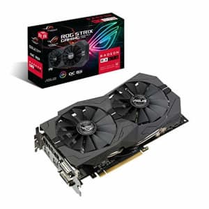 Asus ASUS ROG Strix Radeon RX570 O8G Gaming GDDR5 DP HDMI DVI VR Ready AMD Graphics Card for $158 Asus ASUS ROG Strix Radeon RX570 O8G Gaming GDDR5 DP HDMI DVI VR Ready AMD Graphics Card for $158