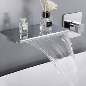 Homary Waterfall Wall Mount Faucet for $150 Homary Waterfall Wall Mount Faucet for $150