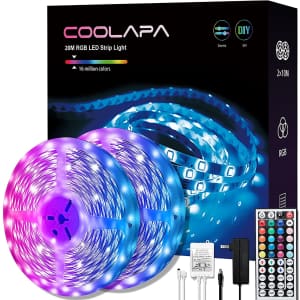 Coolapa 66ft LED Strip Lights for $18 Coolapa 66ft LED Strip Lights for $18