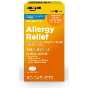 Allergy Relief from Amazon Basic Care: Up to 20% off + Extra 5% off Allergy Relief from Amazon Basic Care: Up to 20% off + Extra 5% off