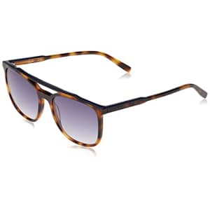 Lacoste Men's L924S Rectangular Sunglasses, Brown, 55/19/145 for $57