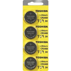 Toshiba CR2450 Battery 3V Lithium Coin Cell (80 Batteries) for $75 Toshiba CR2450 Battery 3V Lithium Coin Cell (80 Batteries) for $75