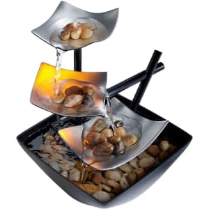 HoMedics EnviraScape Indoor 3-Tier Water Fountain w/ Built-In Pump for $17 HoMedics EnviraScape Indoor 3-Tier Water Fountain w/ Built-In Pump for $17