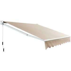 Costway 10x8-Foot Retractable Patio Awning for $125 Costway 10x8-Foot Retractable Patio Awning for $125