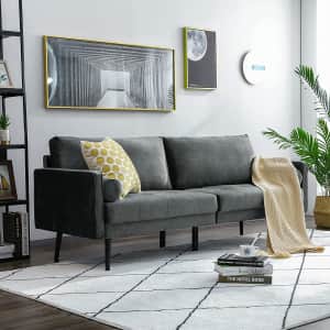 Vonanda Velvet Couch for $292