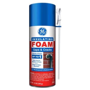 GE Gaps & Cracks Insulating Foam Sealant 12-oz. Can for $3.99 w/ Rewards
