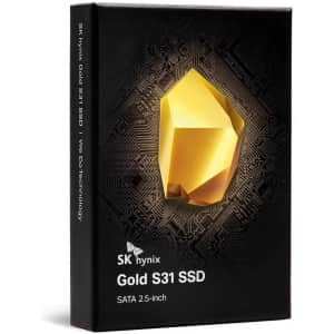 SK Hynix Gold S31 1TB 3D NAND 2.5" SATA III Internal SSD for $89 SK Hynix Gold S31 1TB 3D NAND 2.5" SATA III Internal SSD for $89