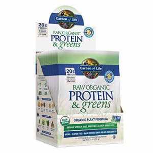 Garden of Life Raw Organic Protein & Greens Vanilla - 10 Servings (10 Packets), Vegan Protein for $27