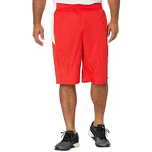 PUMA Men's Big & Tall Cat Shorts BT, High Risk Red White, X-Large (Tall) for $16