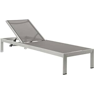 Modway Shore Outdoor Patio Aluminum Mesh Chaise for $246 Modway Shore Outdoor Patio Aluminum Mesh Chaise for $246