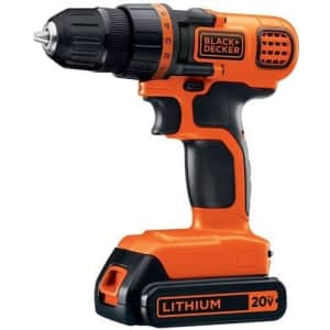Black + Decker 20V Max Lithium Drill/Driver for $39 Black + Decker 20V Max Lithium Drill/Driver for $39