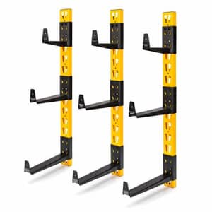 Dewalt 3-Piece Wall Mount Cantilever Rack for Workshop Shelving/Storage, Multi-Depth Storage, for $100