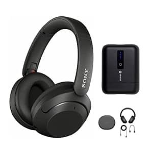 Sony WH-XB910N Extra Bass Noise Cancelling Headphones (Black) with Kratos Portable Power Bank for $250