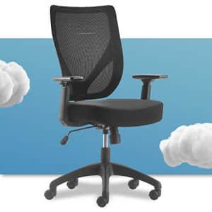 Serta Production Office Chair with Nylon Base Adjustable Ergonomic Midback Lumbar Support, for $129 Serta Production Office Chair with Nylon Base Adjustable Ergonomic Midback Lumbar Support, for $129