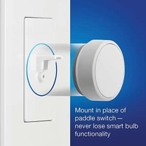 Lutron Aurora Smart Bulb Dimmer Switch for Paddle Switches | for Philips Hue Smart Bulbs | for $64
