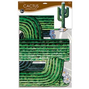 Beistle Jointed Cactus Cut Out Wall Decoration For Cinco De Mayo Fiesta Theme Party Supplies Wild for $18