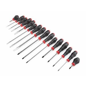 TEKTON High-Torque Chrome Blade Screwdriver Set, 16-Piece (#0-#3, 1/8-5/16 in.) | DRV43008 for $60 TEKTON High-Torque Chrome Blade Screwdriver Set, 16-Piece (#0-#3, 1/8-5/16 in.) | DRV43008 for $60