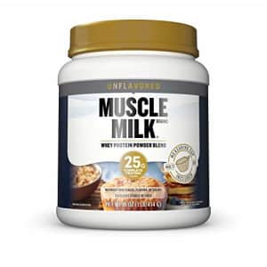 Muscle Milk 100% Whey Protein Powder Blend, Unflavored, 25g Protein, 1 Lb for $17 Muscle Milk 100% Whey Protein Powder Blend, Unflavored, 25g Protein, 1 Lb for $17