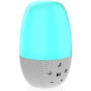 Aptoyu RGB Color Changing White Noise Machine for $12