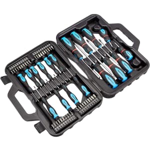 Amazon Basics 58-Piece Screwdriver Set for $22 Amazon Basics 58-Piece Screwdriver Set for $22
