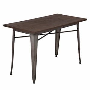 FDW Metal Kitchen Table Dining Table Home Restaurant Wood Top Table 24 x 48 Inches Bar Coffee Table for $123 FDW Metal Kitchen Table Dining Table Home Restaurant Wood Top Table 24 x 48 Inches Bar Coffee Table for $123