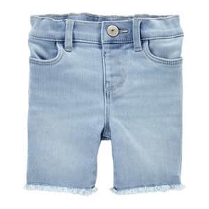OshKosh B'Gosh Osh Kosh Girls' Cut Off Shorts, Wind Wash, 4T for $19