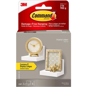 Command Display Ledges 2-Pack for $12 Command Display Ledges 2-Pack for $12