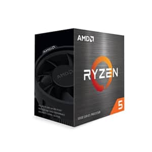 AMD Ryzen 5 5600 6-Core, 12-Thread Unlocked Desktop Processor with Wraith Stealth Cooler for $163