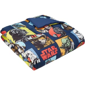 Amazon Basics Star Wars Galactic Grid Full Comforter for $22 Amazon Basics Star Wars Galactic Grid Full Comforter for $22