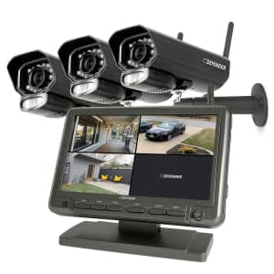 Defender Wireless Security System w/ 7" Monitor and 3 Cameras for $220 for members Defender Wireless Security System w/ 7" Monitor and 3 Cameras for $220 for members