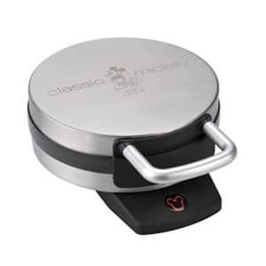 Disney DCM-1 Classic Mickey Waffle Maker, Brushed Stainless Steel,Silver,7 inch waffle for $42