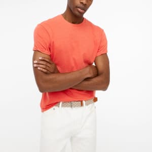 J.Crew Factory Men's Washed Jersey Tee for $5