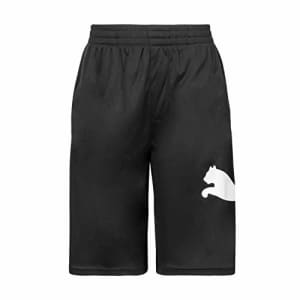PUMA Boys' Core Essential Athletic Shorts, Black/White, 5 for $7 PUMA Boys' Core Essential Athletic Shorts, Black/White, 5 for $7