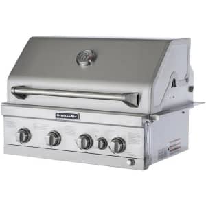KitchenAid 4-Burner Built-in Gas Grill for $849 for members KitchenAid 4-Burner Built-in Gas Grill for $849 for members
