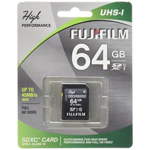 Fujifilm High Performance - Flash Memory Card - 64 GB - SDXC UHS-I (600013604) for $30 Fujifilm High Performance - Flash Memory Card - 64 GB - SDXC UHS-I (600013604) for $30