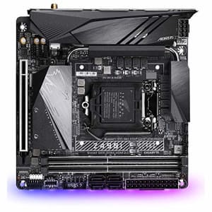 Gigabyte Intel Z490 AORUS Ultra LGA 1200 DDR4-SDRAM Mini ITX Motherboard for $168