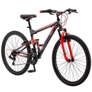 Mongoose Status 2.2 Mens and Womens Mountain Bike, 26-Inch Wheels, 21-Speed Shifters, Aluminum for $381 Mongoose Status 2.2 Mens and Womens Mountain Bike, 26-Inch Wheels, 21-Speed Shifters, Aluminum for $381