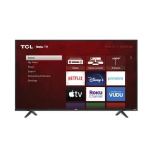 TCL 4-Series 55S431 55" 4K UHD HDR Roku Smart TV for $298