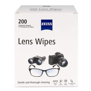 Zeiss Pre-Moistened Lens Cleaning Wipes 200-Pack for $11 via Sub & Save
