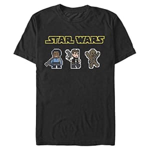 Star Wars Men's Smugglers Three T-Shirt, Black, Large for $14