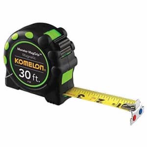 Komelon 30 ft Tape Measure, 1 in Blade for $23