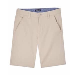 Nautica Boys' Stretch Twill Flat Front Shorts, Khaki, 12 for $37 Nautica Boys' Stretch Twill Flat Front Shorts, Khaki, 12 for $37